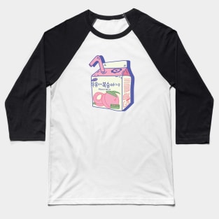 PEACH MILK kawaii korean cute pink pastel design shirt sticker Baseball T-Shirt